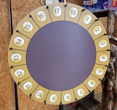 Glücksrad gold-braun  90 cm