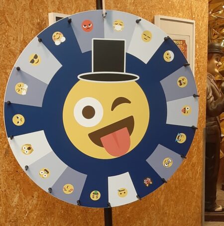 Glücksrad Emojis 90 cm
