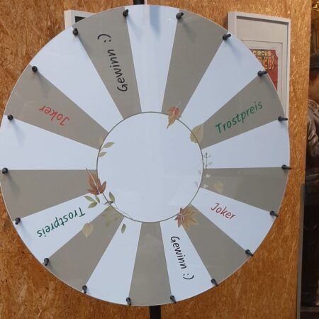 Glücksrad wiederbeschreibbar