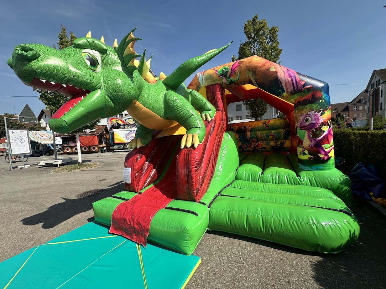 5 Meter Hüpfburg Drachenland