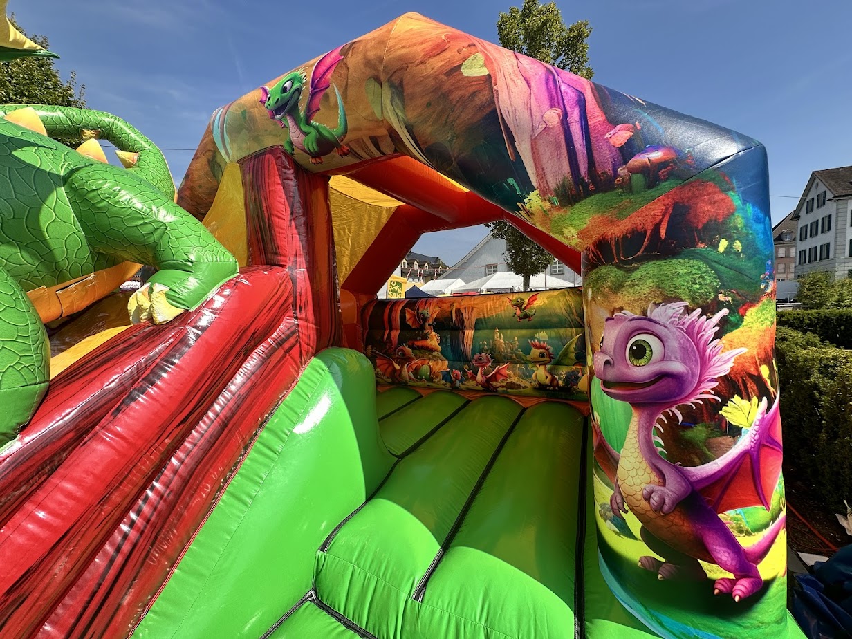 5 Meter Hüpfburg Drachenland – Bild 2
