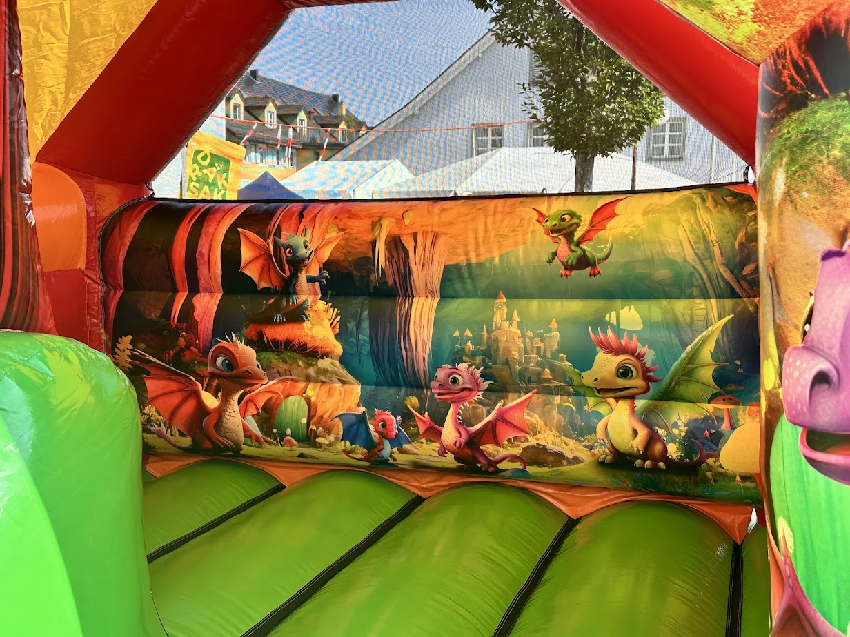 5 Meter Hüpfburg Drachenland – Bild 3