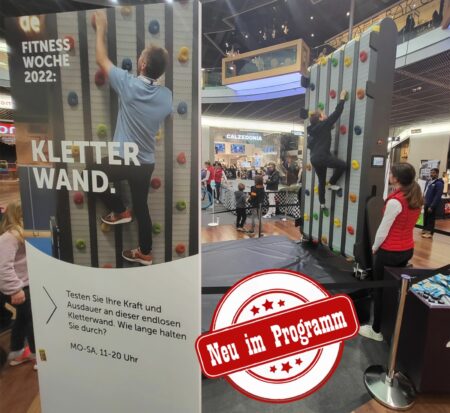 Endlos Kletterwand gebraucht mit Anhänger