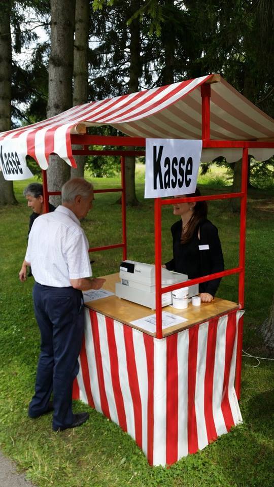 Marktstand rot weiss klein – Bild 2