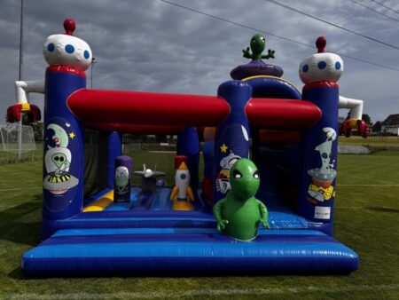 Hüpfburg Alien mit Rutsche