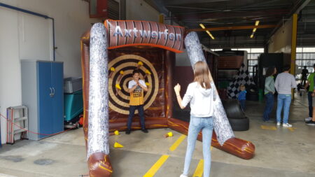 Axtwerfen aufblasbar