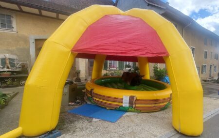 Zelt / Dome aufblasbar gelb