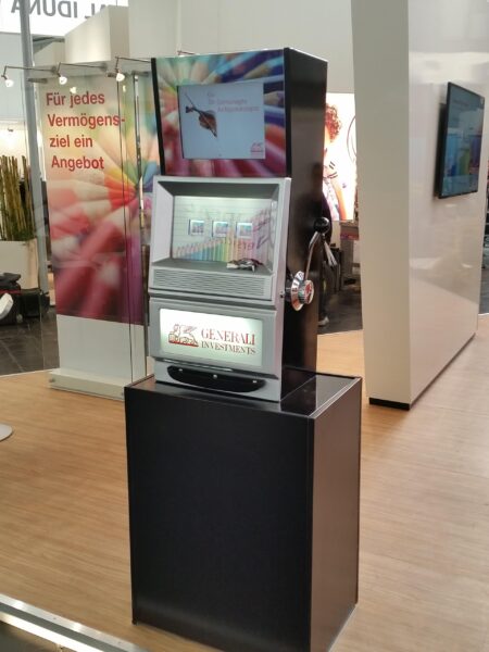 Slotmaschine LCD QR Code