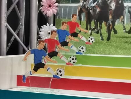 Fussballer Derby 4 Personen