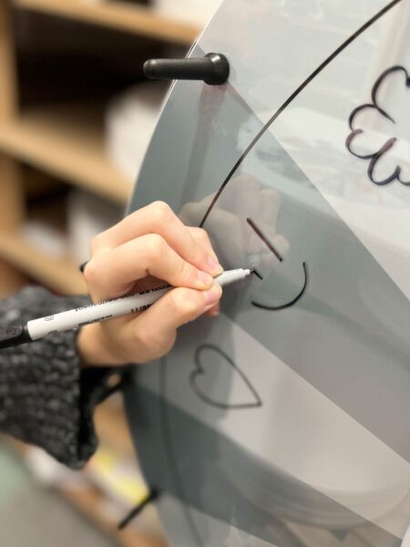 Glücksrad Wiederbeschreibbar