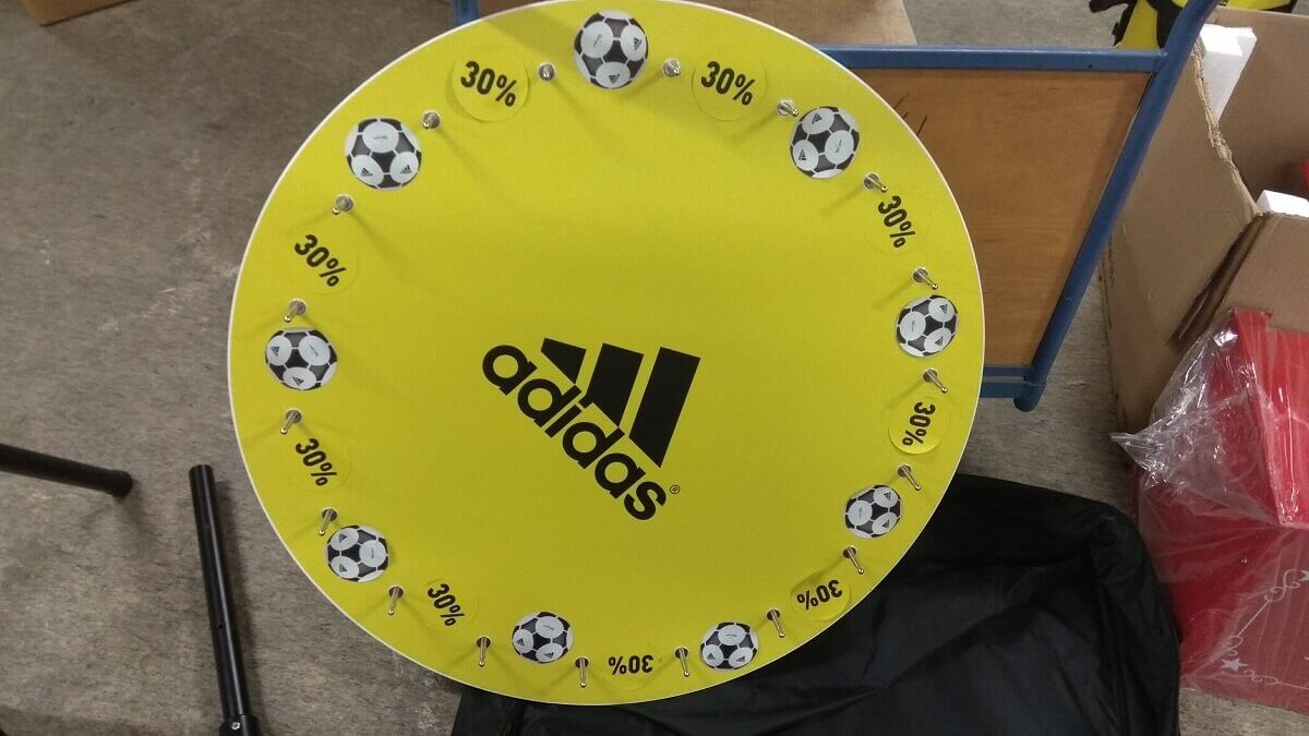 Glücksrad Standard mit Logo – Bild 4