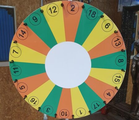 Glücksrad Standard grün 90 cm