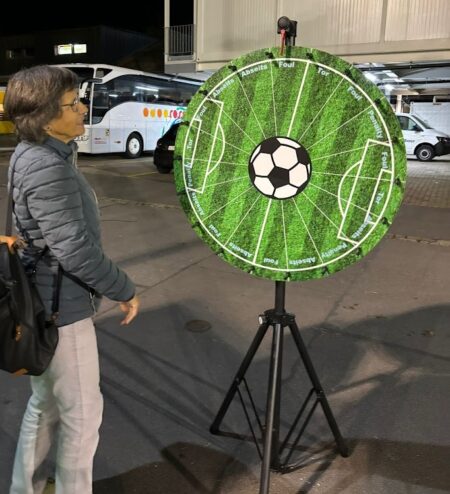 Glücksrad Fussball