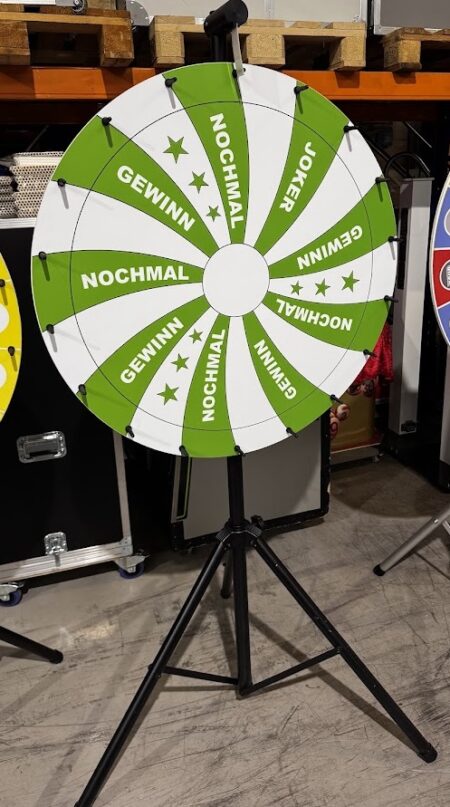 Glücksrad Spirale grün 90 cm