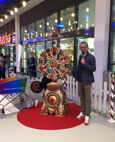 Glücksrad Nostalgie Petz