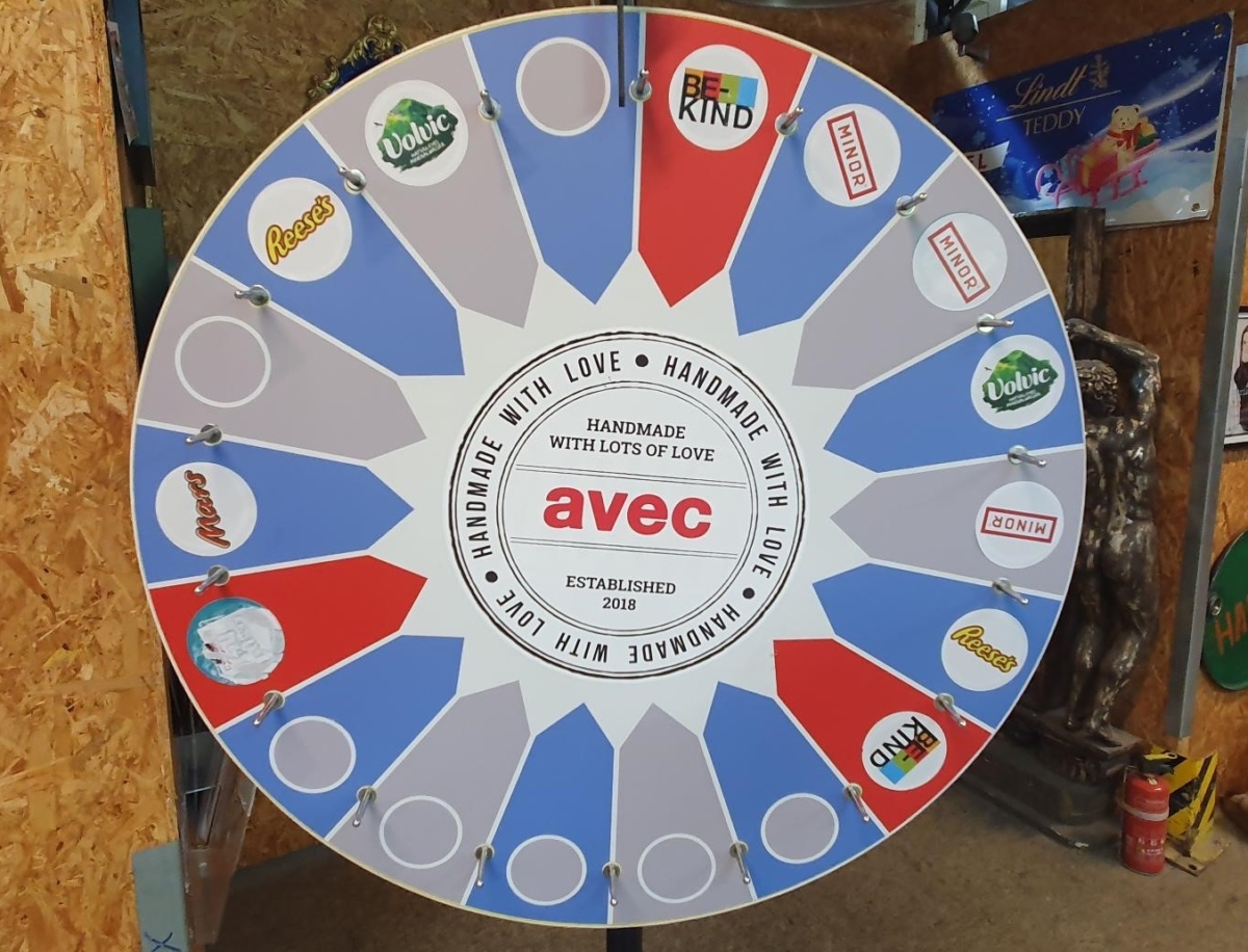 Glücksrad Standard mit Logo