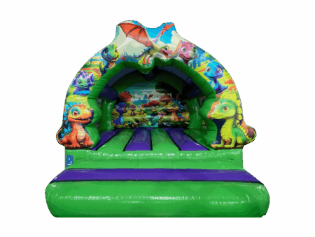 4x4 Meter Hüpfburg Dinosaurier