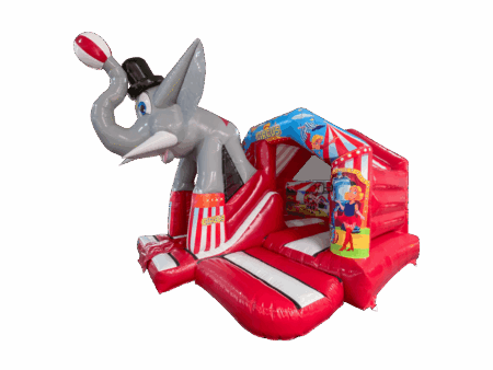 5 Meter Hüpfburg Zirkus Elefant
