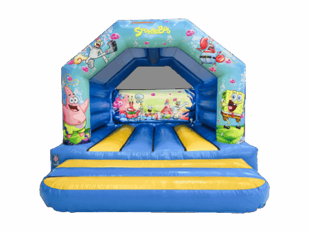 5 Meter Hüpfburg Sponge Bob