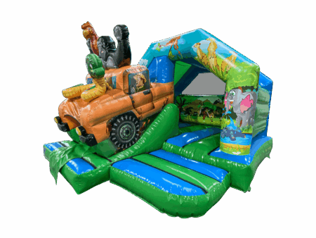 5 Meter Hüpfburg Safari