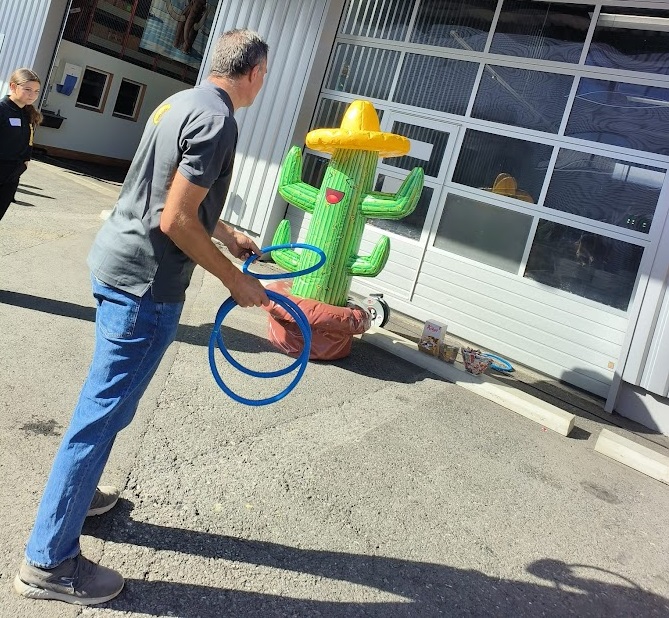 Kaktus Ringwerfen aufblasbar