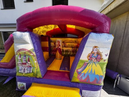 Mini Hüpfburg Prinzessin Rutsche