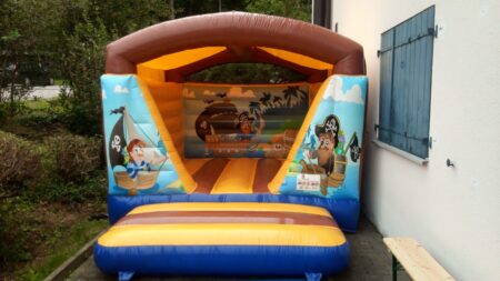 Hüpfburg Midi Pirat mit Dach