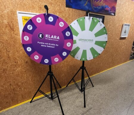 Glücksrad Professional mit Branding