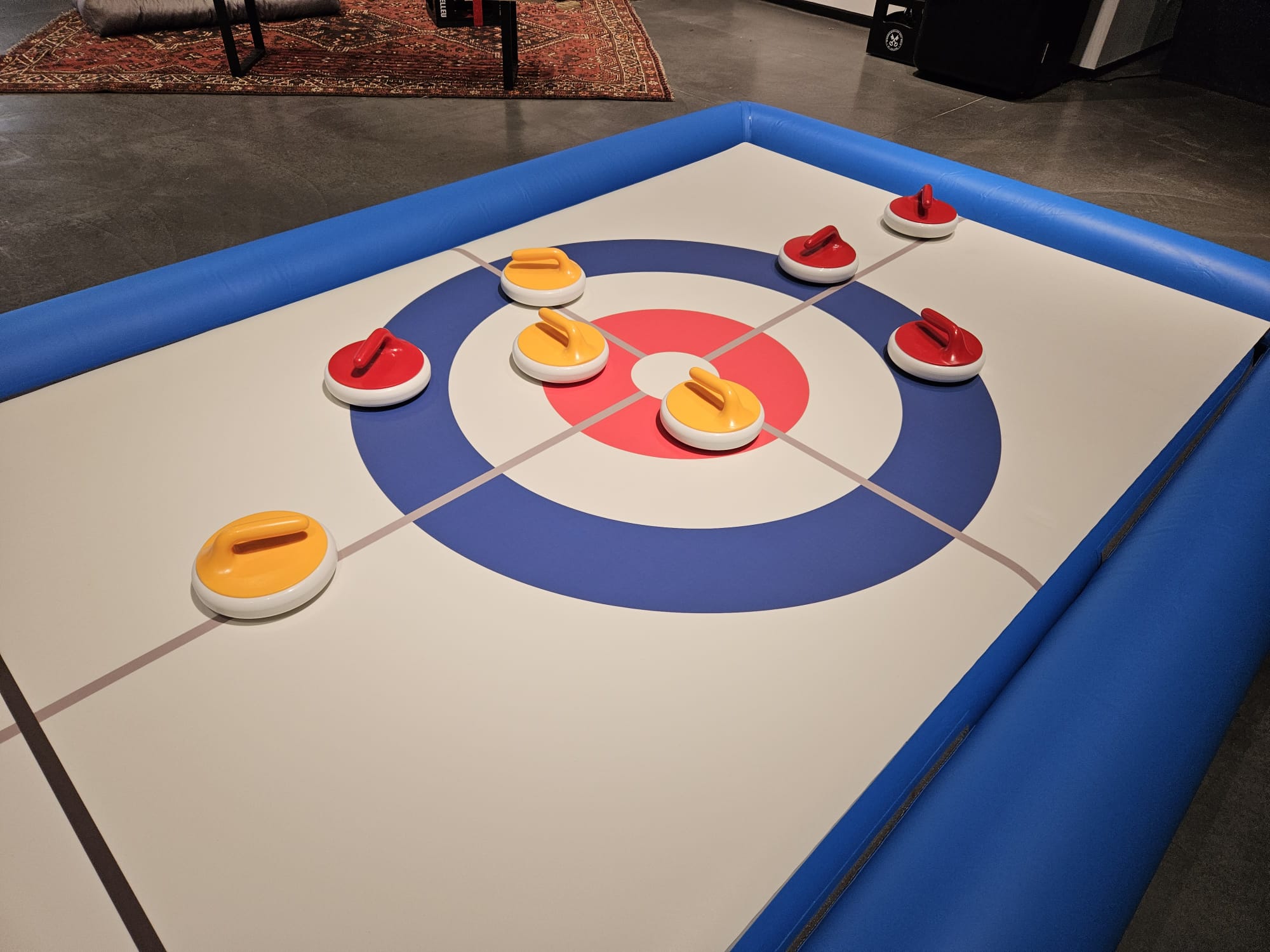 Curlingbahn aufblasbar