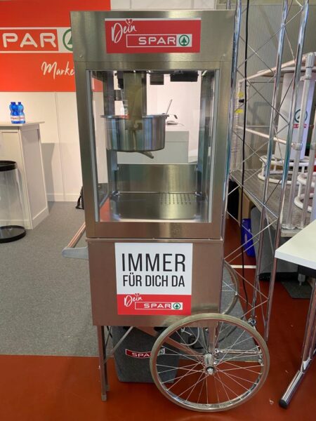 Popcornmaschine mit Branding