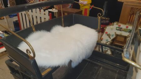 Schaffell echt weiss