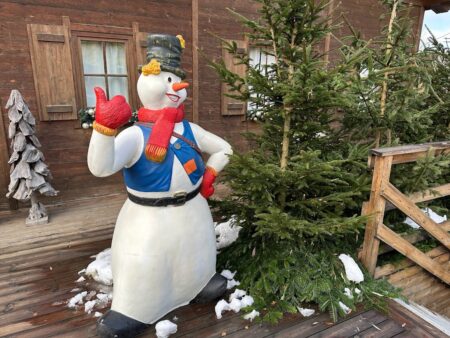 Schneemann Lebensgross
