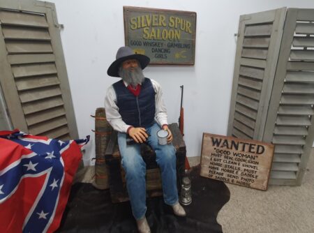 Dekofigur Cowboy beweglich