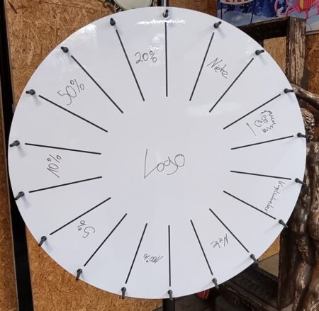 Glücksrad Whiteboard 90 cm